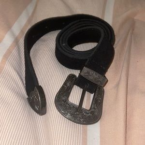 cowgirl suede belt